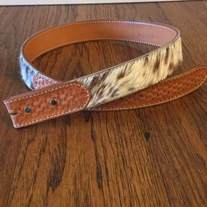 Hair on Hide Belt